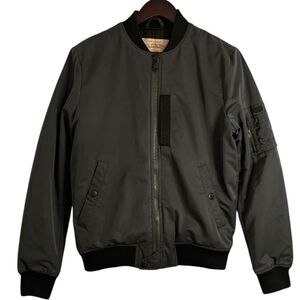 Chevignon World Traveler MA-1 Bomber Jacket - Olive Green - Small